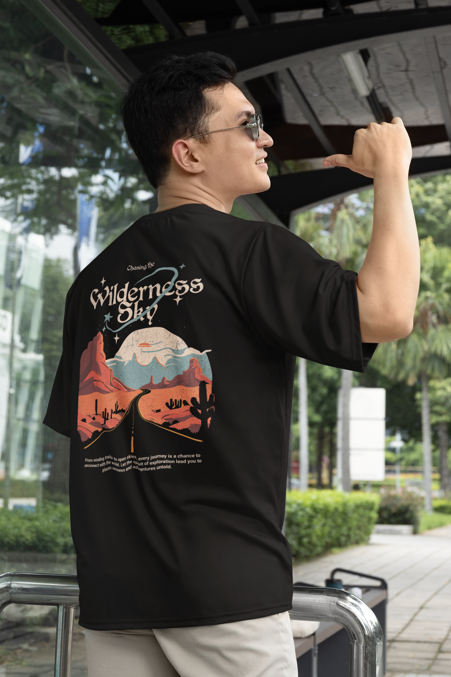 Wilderness Sky | Unisex Oversized T-Shirt